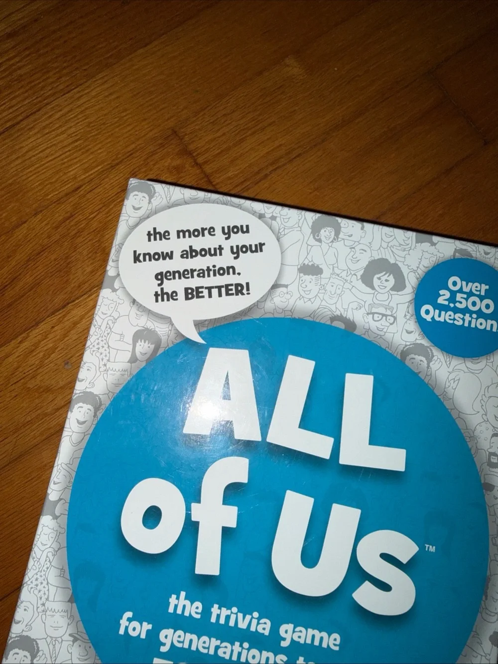 ALL of Us Trivia Game - Blue - Family Trivia for All Ages